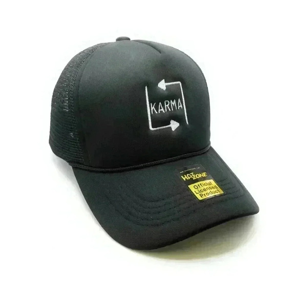 Other - Karma Mesh Trucker Snapback (Black)